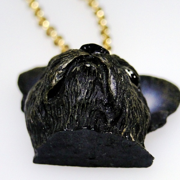 Brindle French Bulldog pendant necklace NWT - Picture 4 of 7
